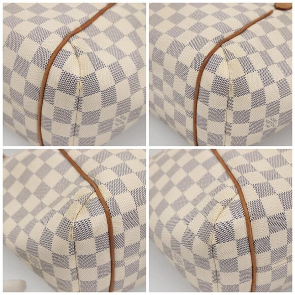 LOUIS VUITTON Damier Azur Totally PM Tote Bag N51261 LV Auth 138211 - Picture 14 of 16